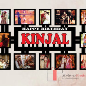 Personalized Happy Birthday Photo Collage Frame