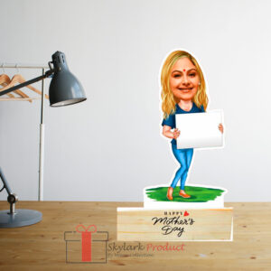 Personalized "Best Mom" Caricature Standee