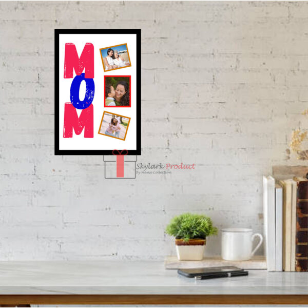 Custom "MOM" Photo Frame Personalized Mother's Day Gift