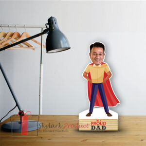 I Am a Proud Dad Caricature for fathers day