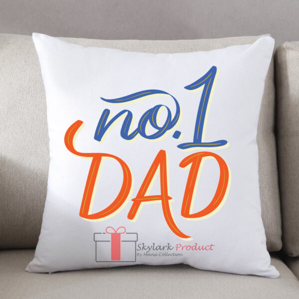 “No. 1 Dad” Decorative Cushion – Perfect Gift for Father’s Day or Dad’s Birthday