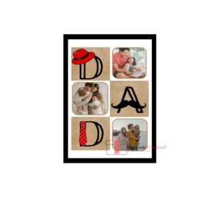 Personalized Dad Photo Frame, Father's Day Gift