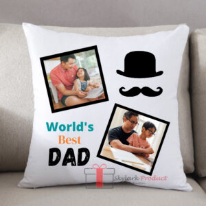 World's Best Dad Cushion | Gift for Father's Day