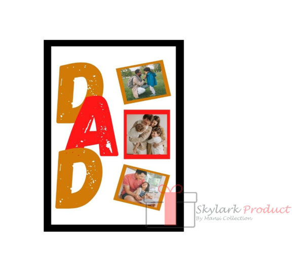 Personalized Dad Photo Frame, Father's Day Gift 1.0