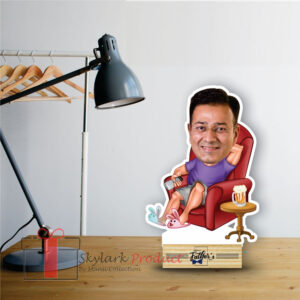 King Dad Caricature for fathers day