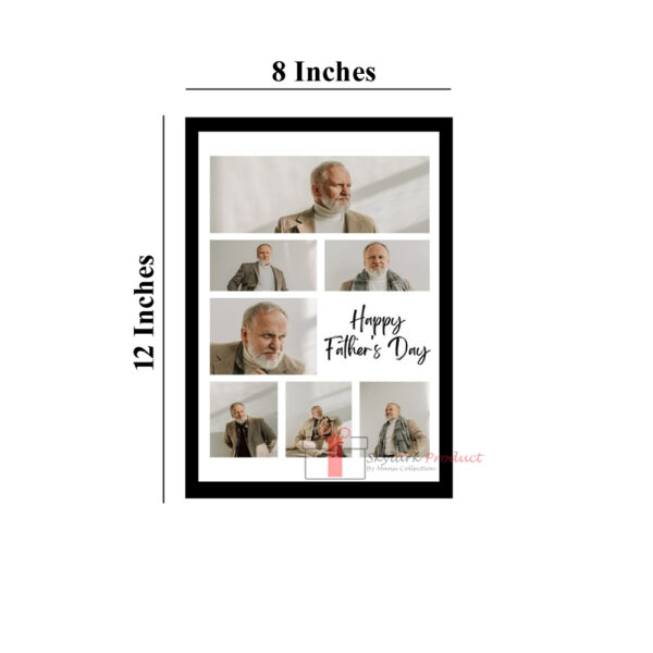 Personalized Collage Dad Photo Frame - Image 2