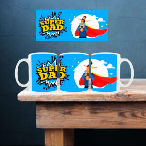 Super Dad White Ceramic Mug