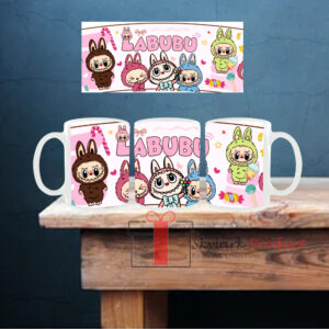 Labubu Cartoon Character Ceramic Coffee Mug