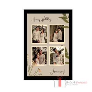Happy Wedding Anniversary Photo Collage Frame
