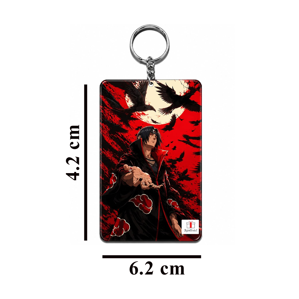 Itachi Uchiha Anime Acrylic Keychain | Premium Naruto Keychain Online - Image 2