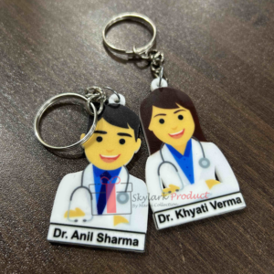 Doctor Name Customised Keychain